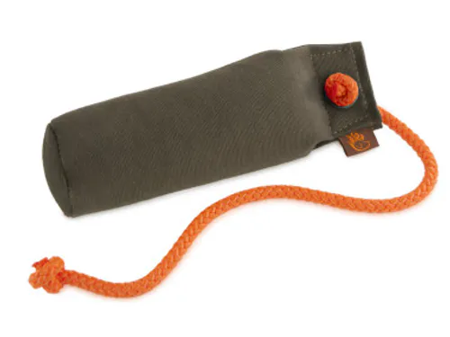 Tygdummy Ca 250 g Khaki Rephandtag Totallängd utan handtag ca 19 cm Diameter ca 6 cm